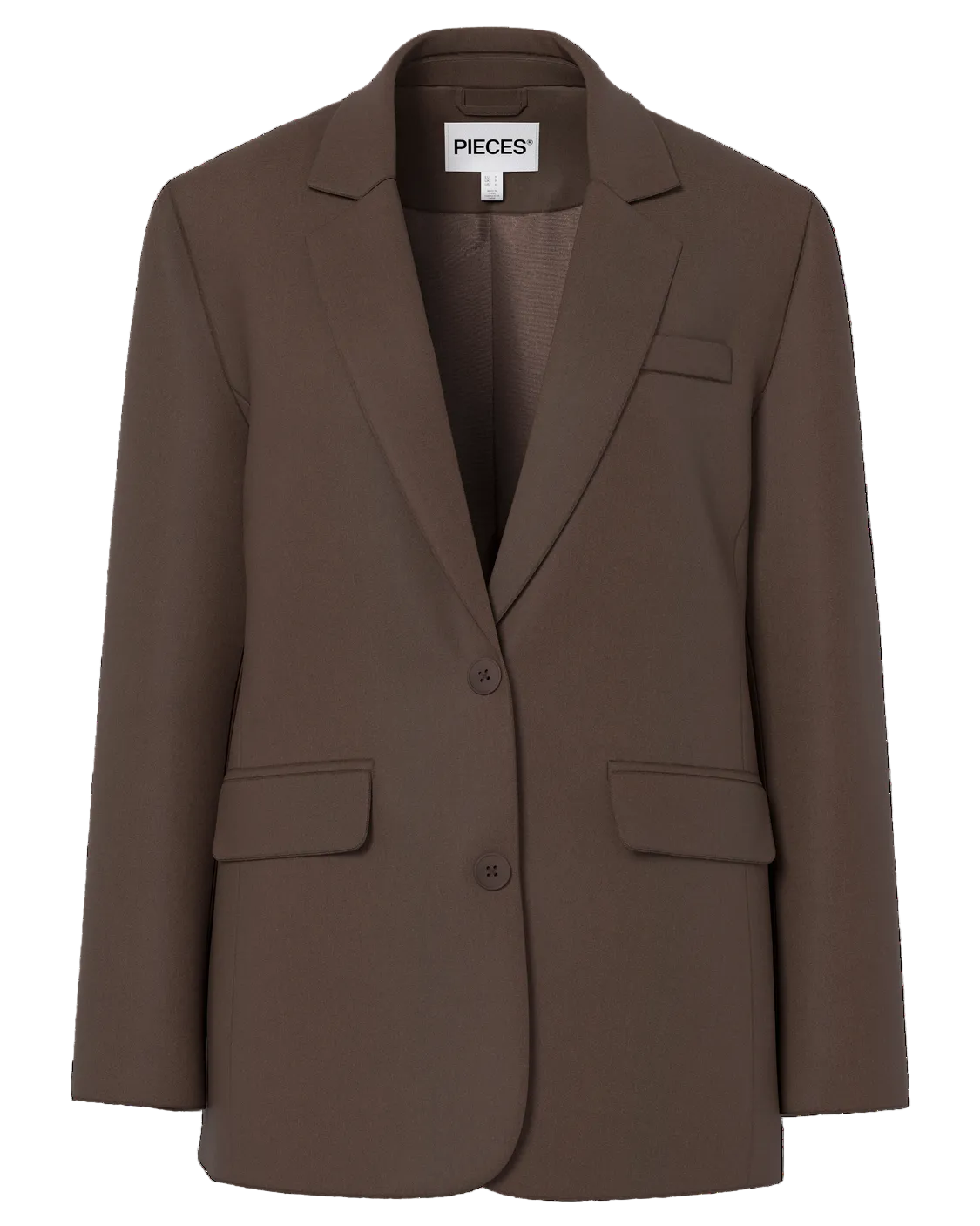 KAMIL LOOSE BLAZER - HOT FUDGE