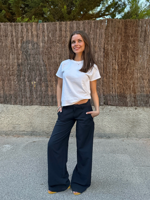 BELLA SUIT PANT - NAVY