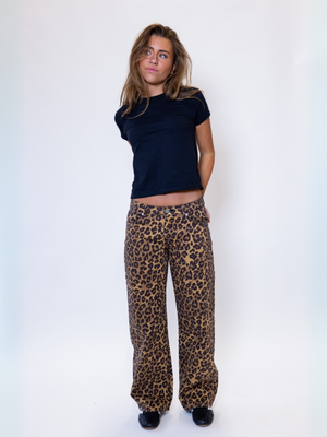 ESTHER JEANS - LEOPARD