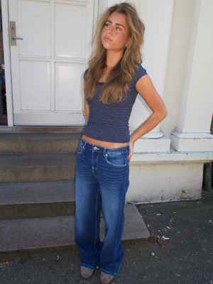 ALMA JEANS - DARK BLUE (MIDWAIST)