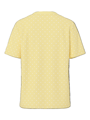 RIA DOT TEE - PALE BANANA/WHITE DOT