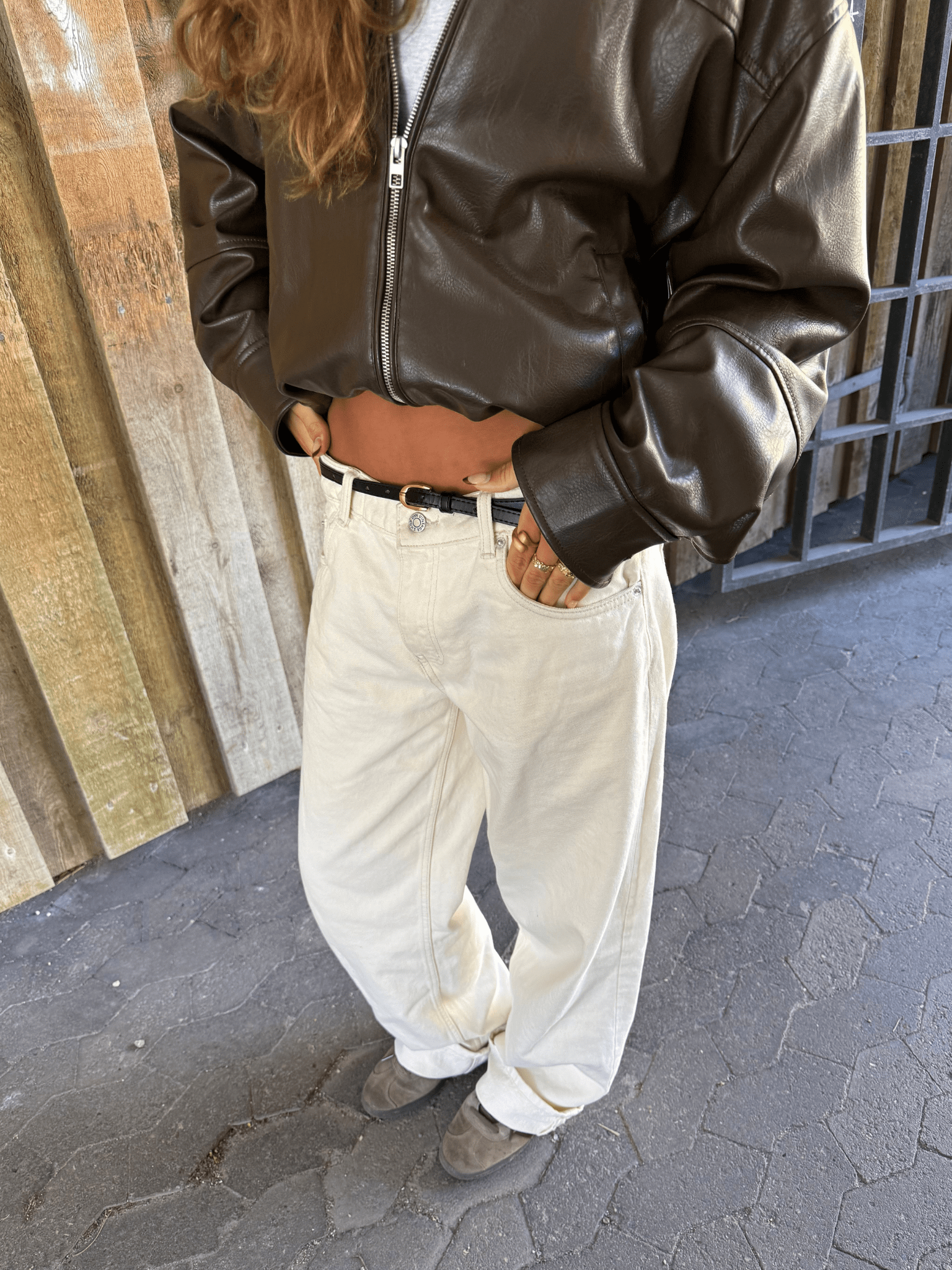 ESTHER JEANS - OFF WHITE