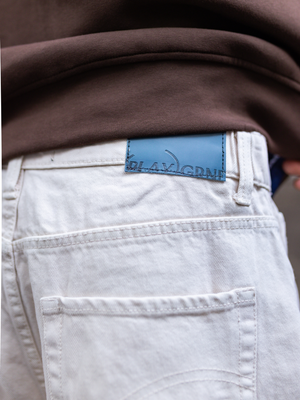 TYLER BAGGY JEANS - OFF WHITE