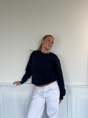 BROWN LEOSTAR SWEATSHIRT (rygprint) - NAVY