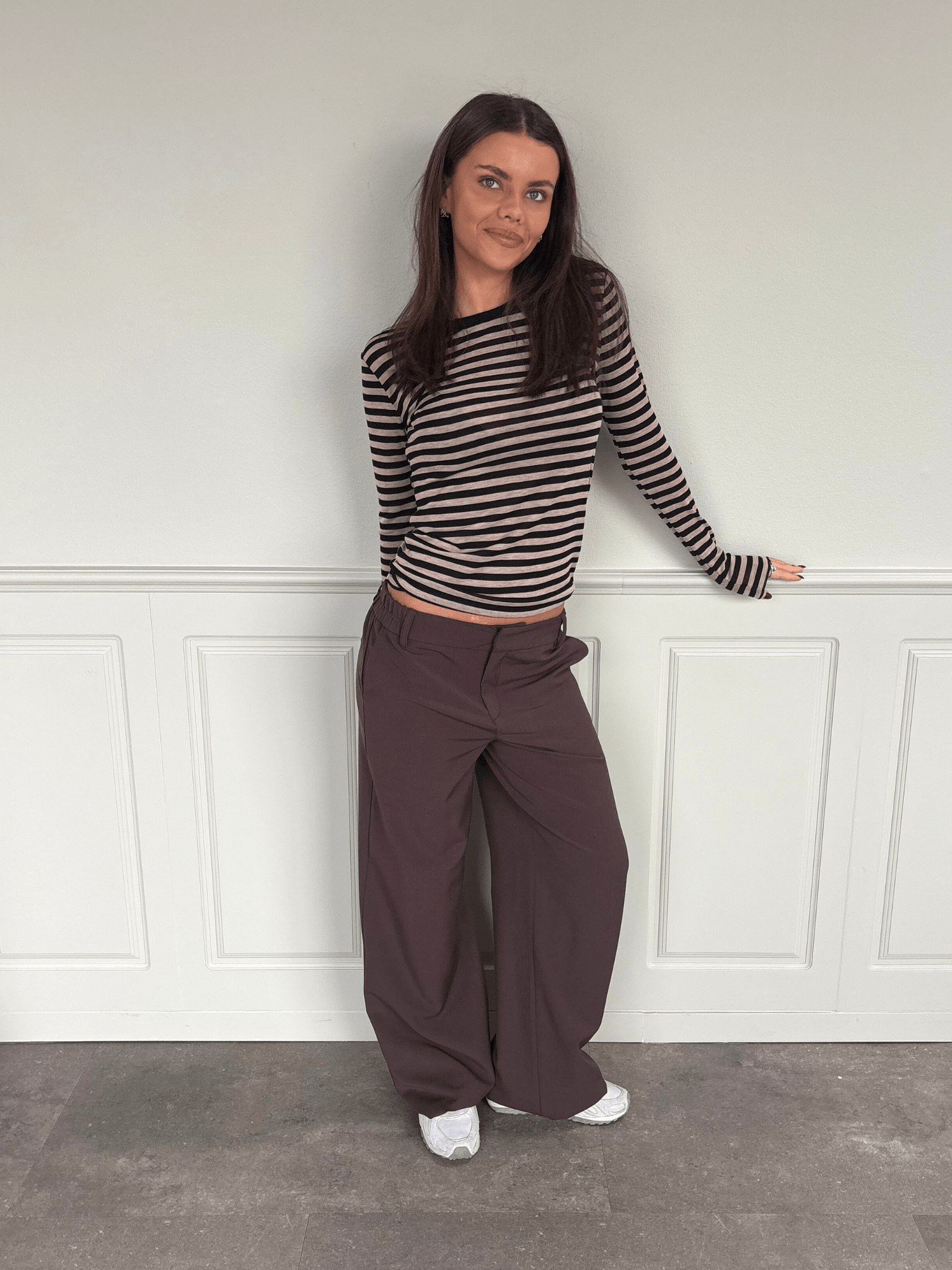 BELLA SUIT PANT (NEW) - BROWN