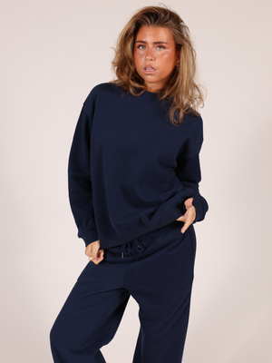 OVERSIZED SWEATSHIRT - NAVY