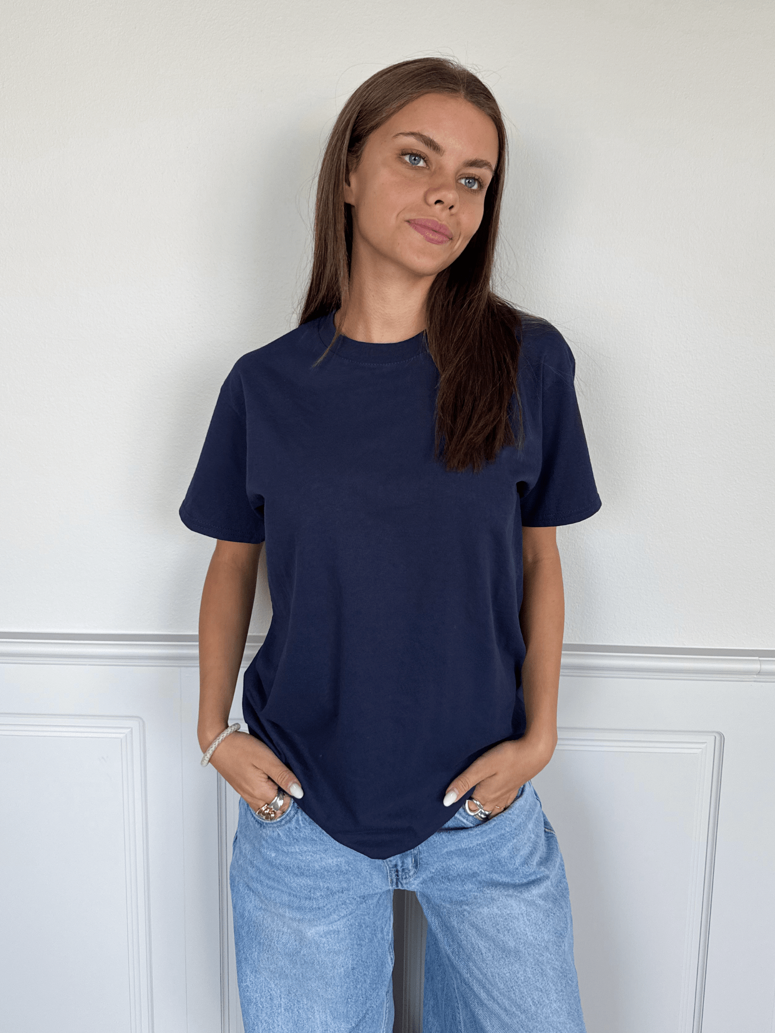 FRUCHT-SHIRT - MARINEBLAU