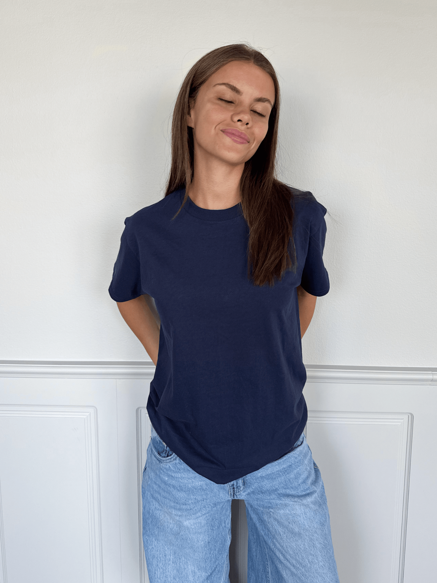 FRUCHT-SHIRT - MARINEBLAU