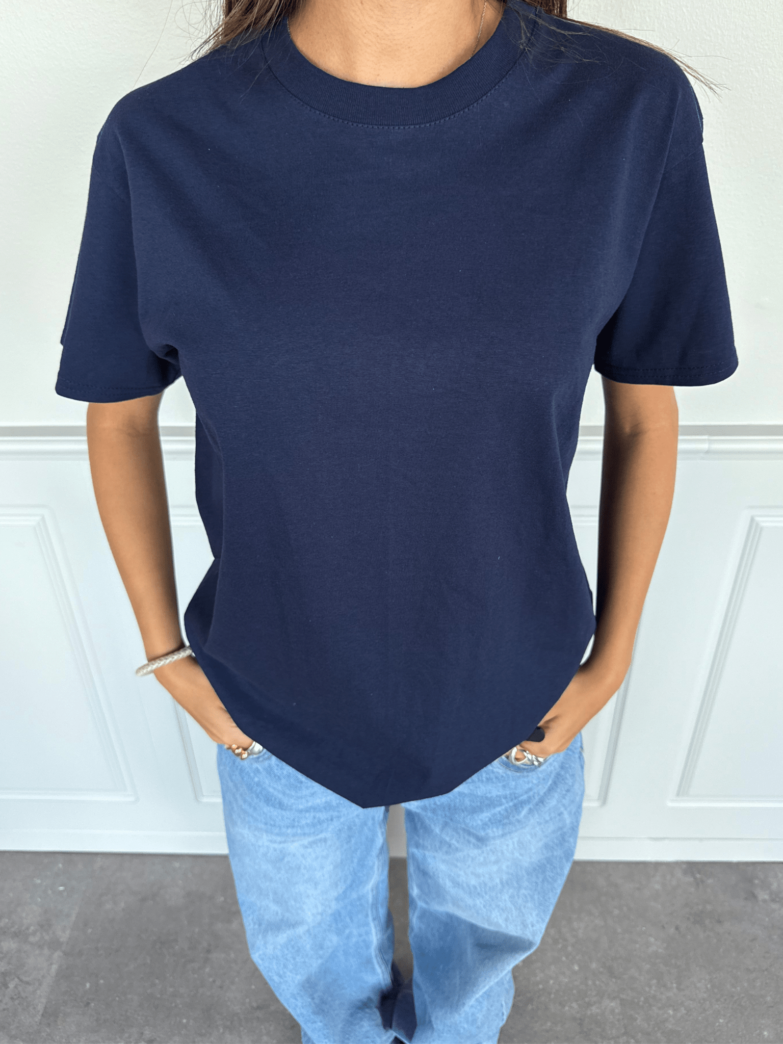 FRUCHT-SHIRT - MARINEBLAU