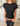 TILDE KORTÆRMET T-SHIRT - BLACK