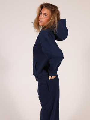 OVERSIZED HOODIE - NAVY