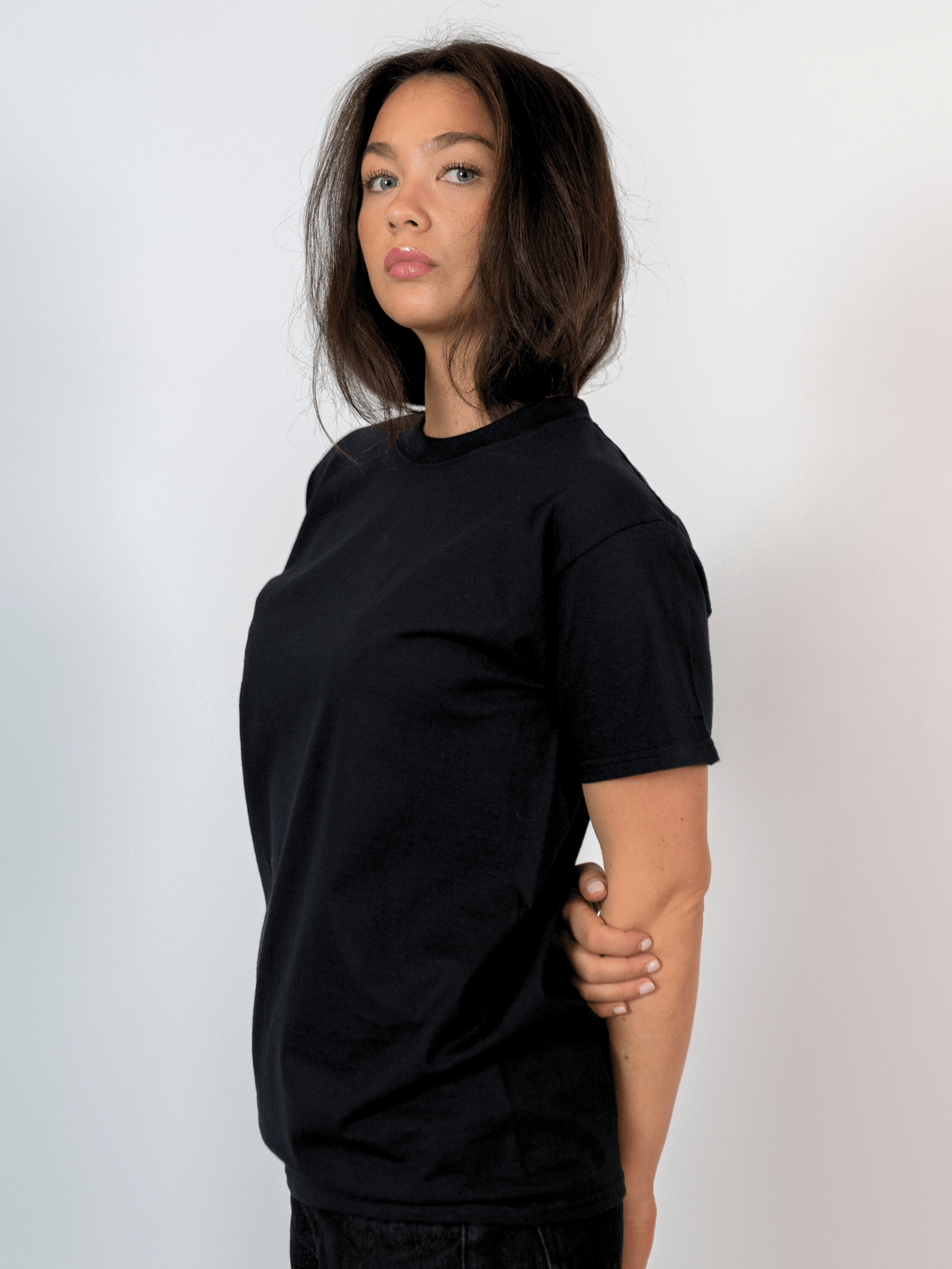 FRUCHT-SHIRT - SCHWARZ