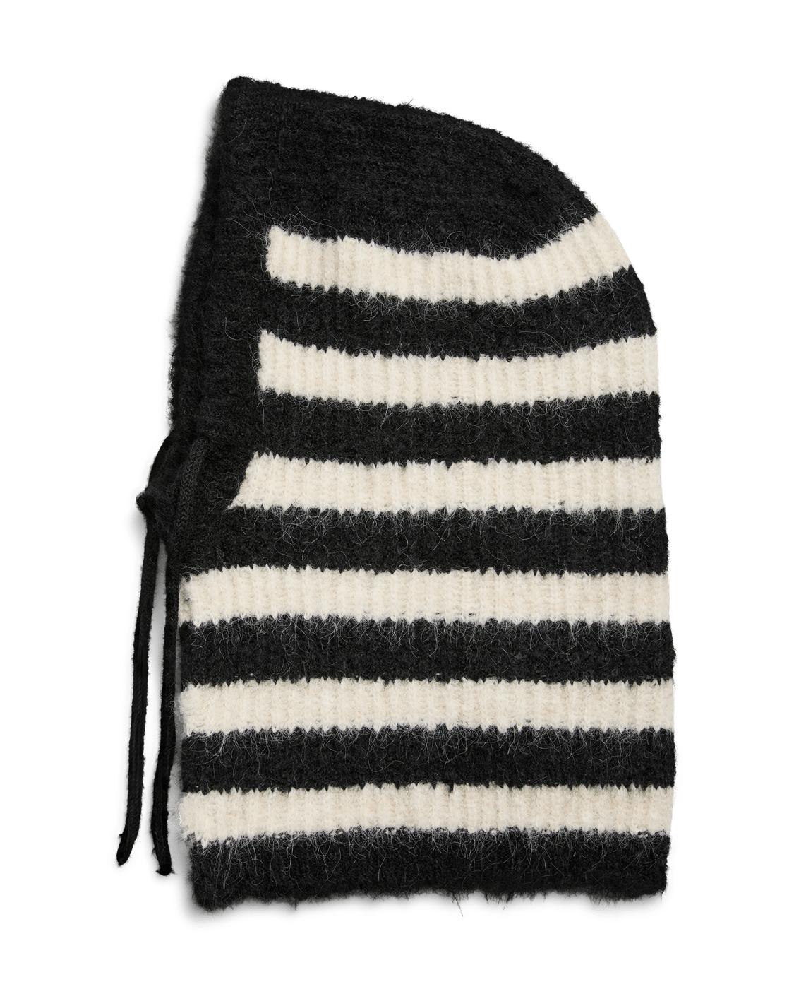 NAMBI BALACLAVA - BLACK / WHITECAP - Dinvintageshop