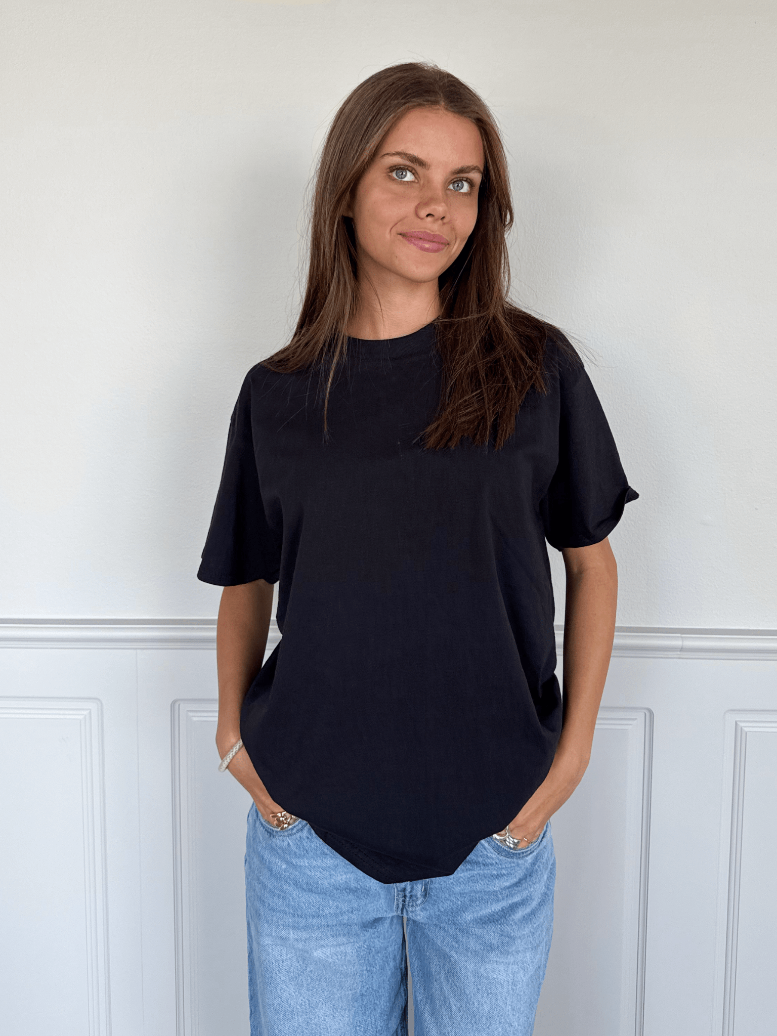 FRUCHT-SHIRT - SCHWARZ