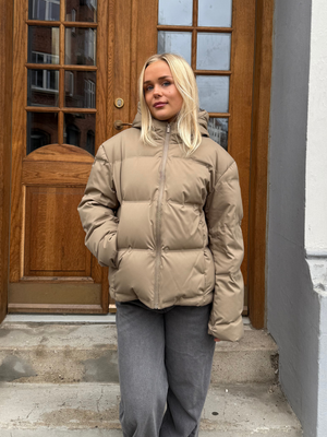 ISA DOWN JACKET - TAUPE
