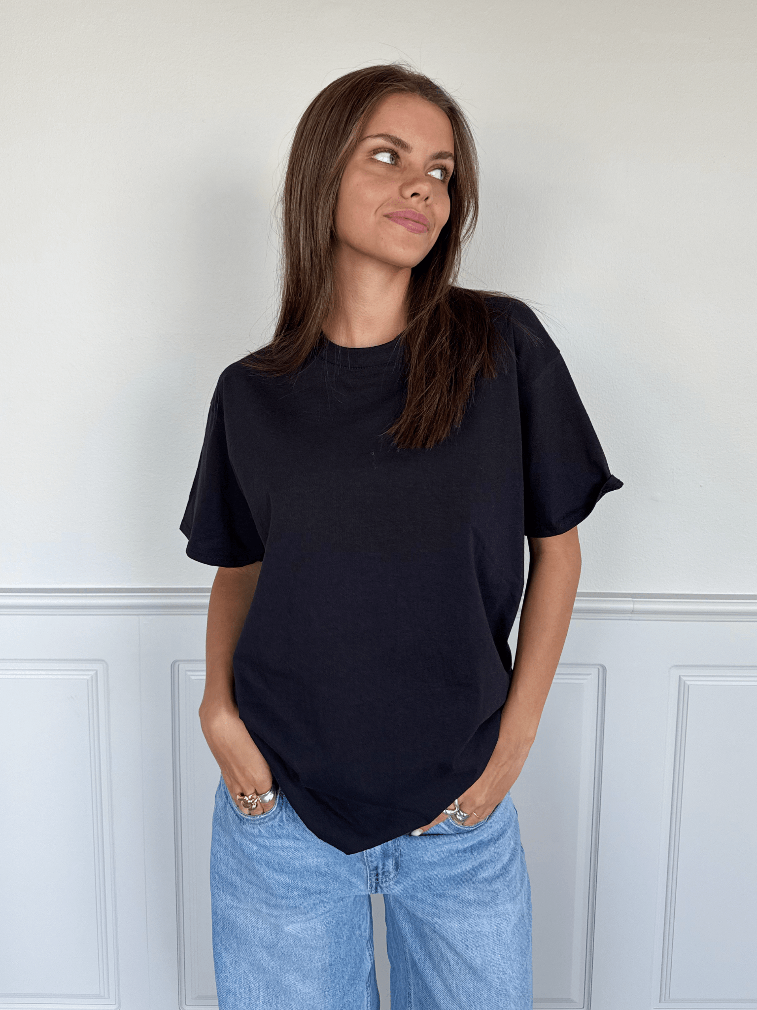 FRUCHT-SHIRT - SCHWARZ