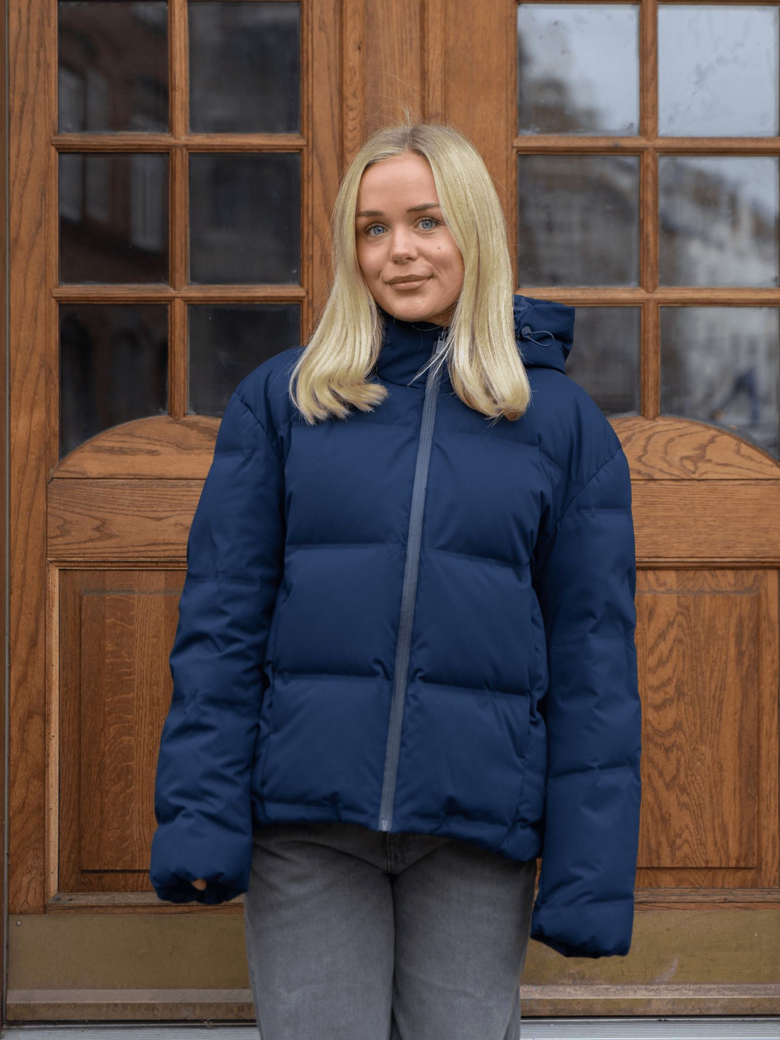 ISA DAUNENJACKE - MARINEBLAU