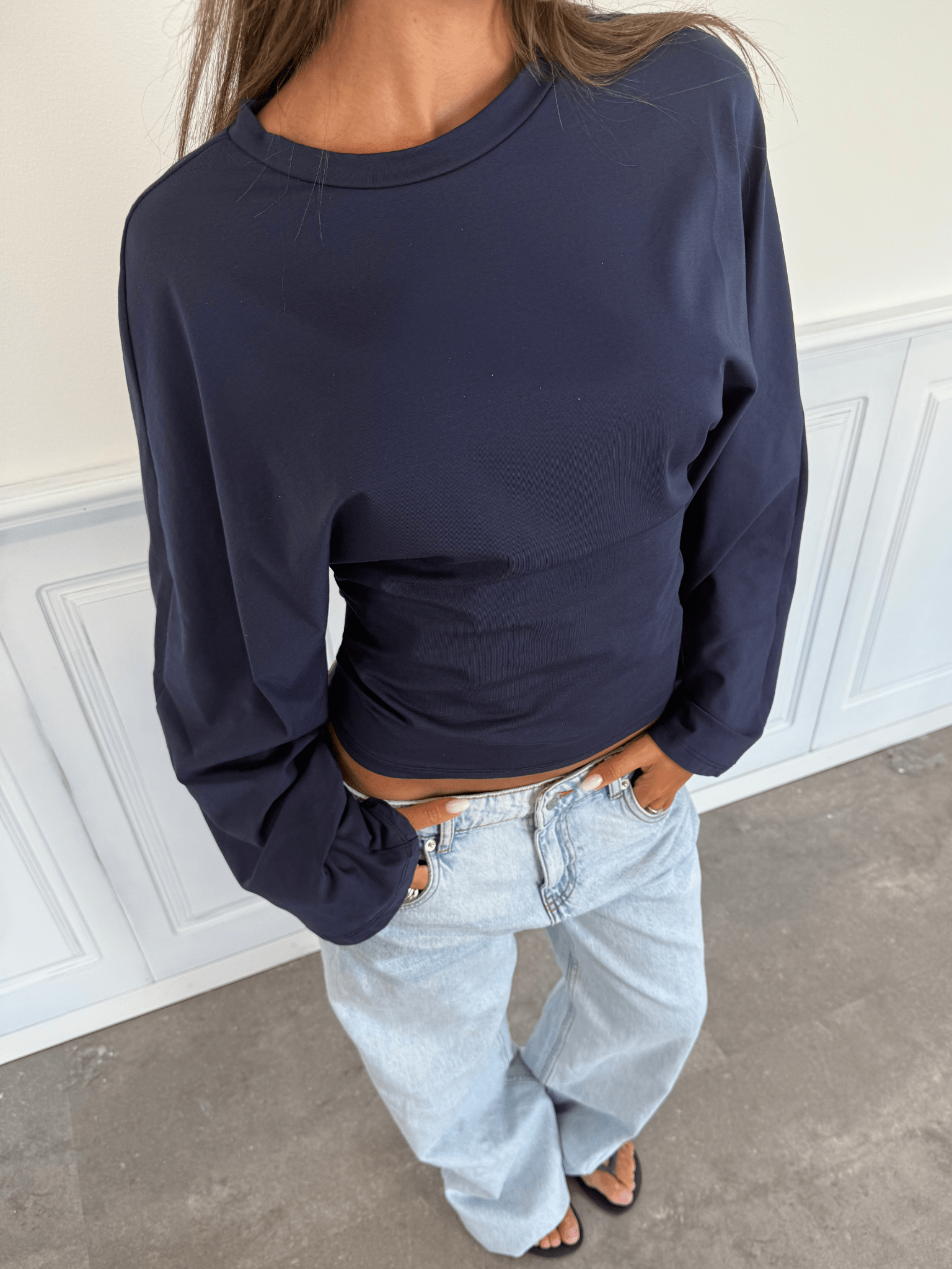 NALA ANGEL TOP - NAVY