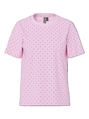 RIA DOT TEE - PINK TULLE/HOT PINK DOT
