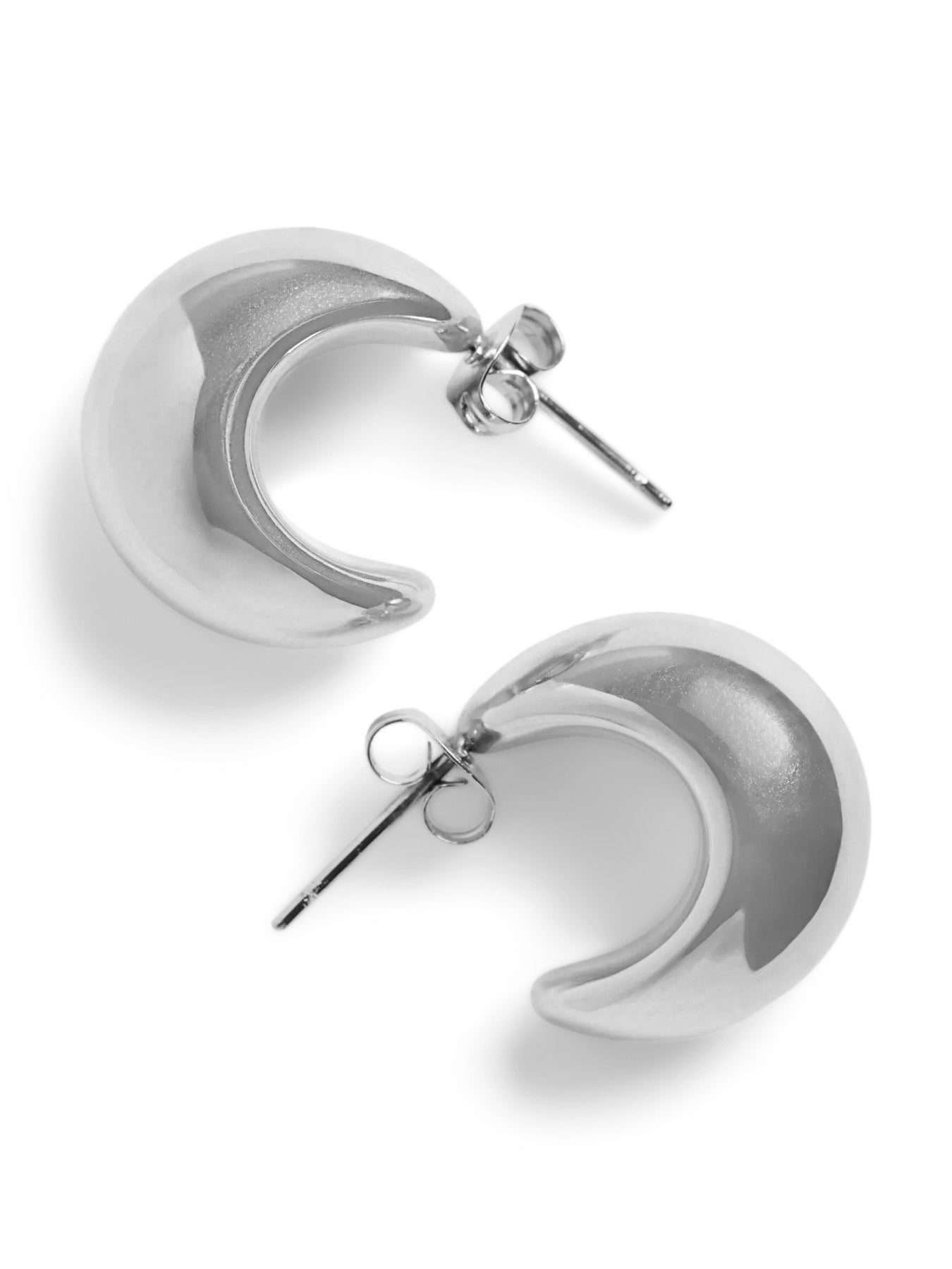 DEVIA EARRINGS (waterproof) - SILVER COLOR
