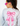 DOLLED UP (pink) SWEATSHIRT (rygprint) - GRÅ