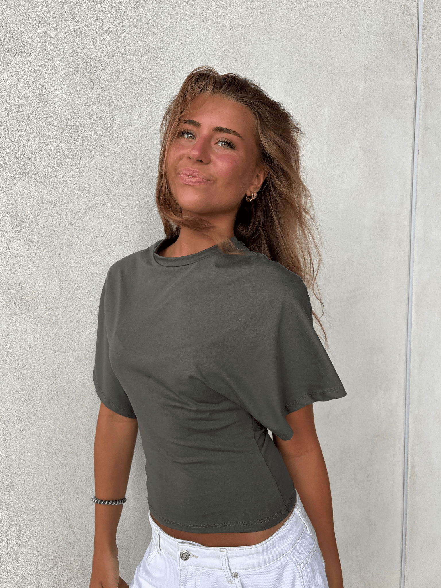 NINA ANGEL TOP - ARMY