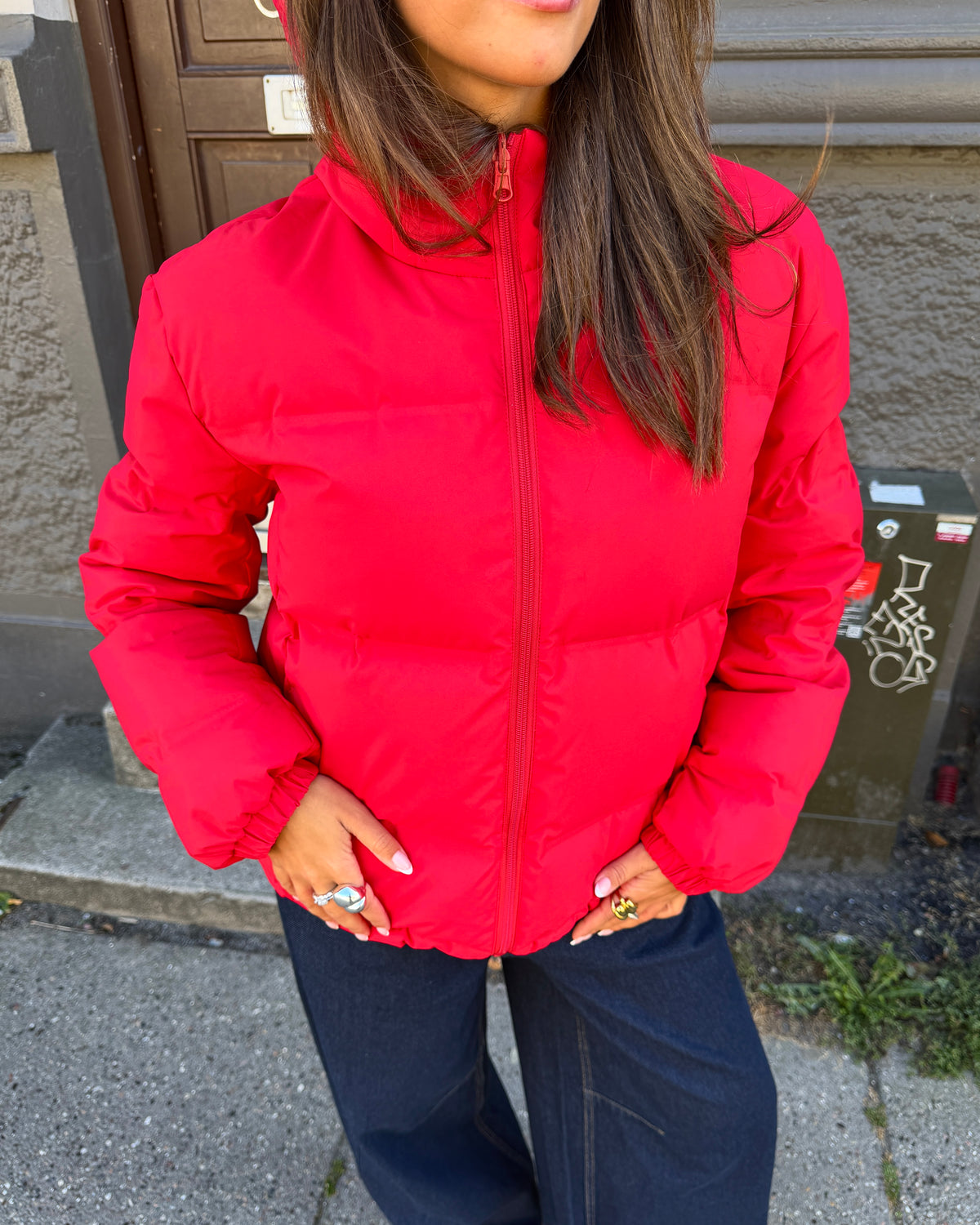 ALMA DOWN JACKET i red – billede 2