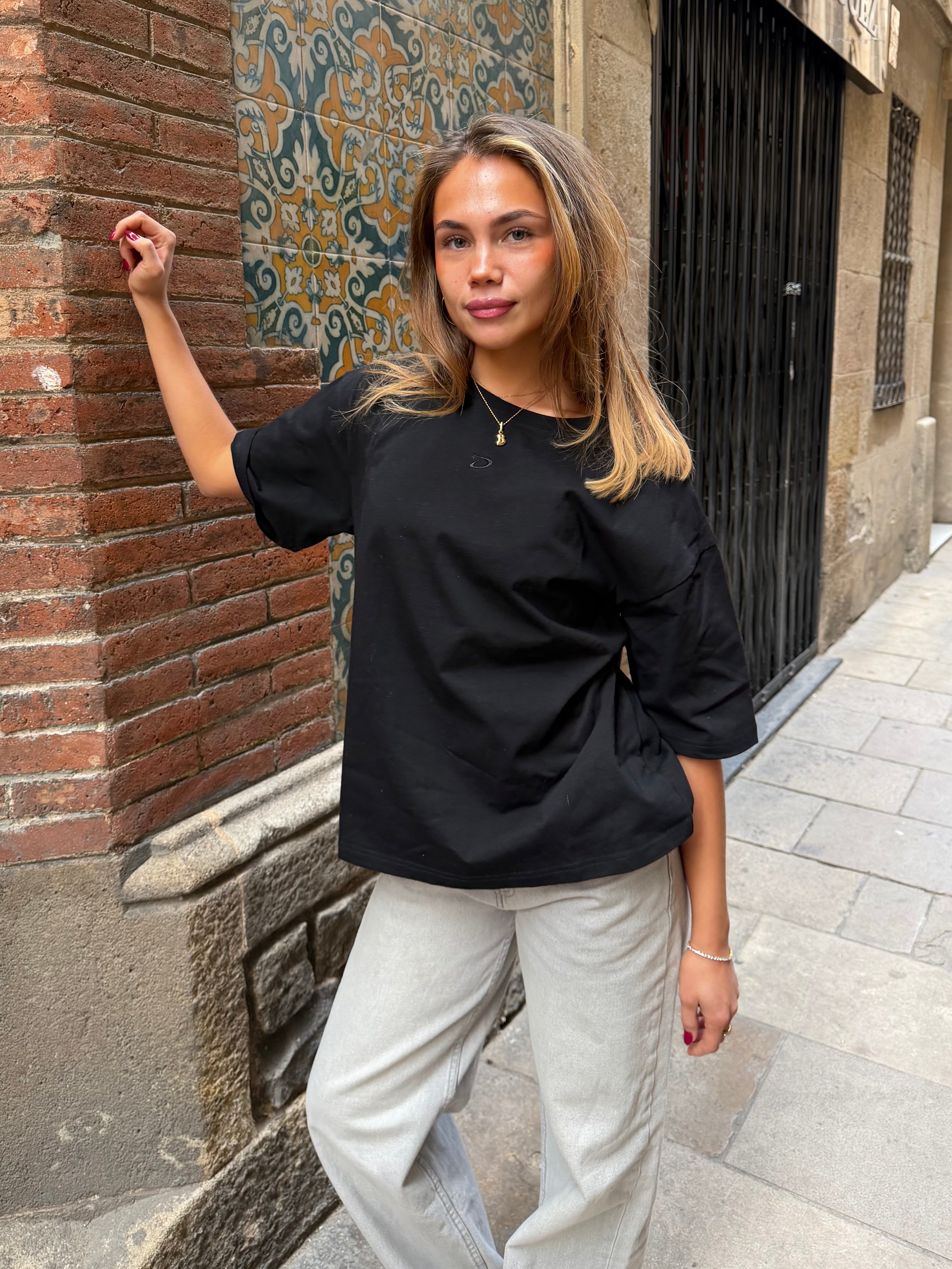 ACE BOXFIT TEE - BLACK