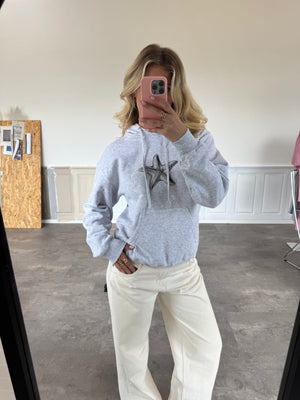 STARFISH HOODIE - GRÅ