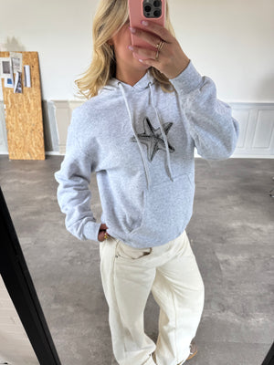 STARFISH HOODIE - GRÅ