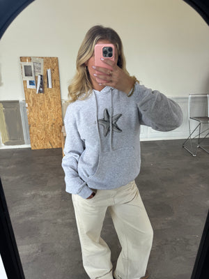 STARFISH HOODIE - GRÅ