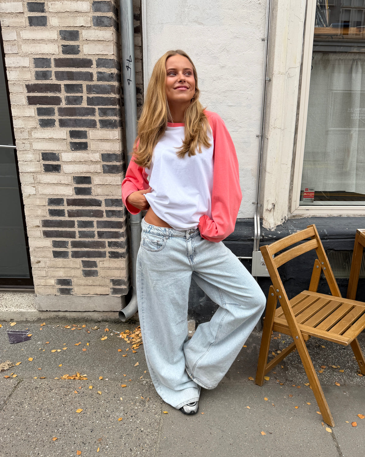 EMMA BAGGY JEANS - BRIGHT BLUE - Dinvintageshop