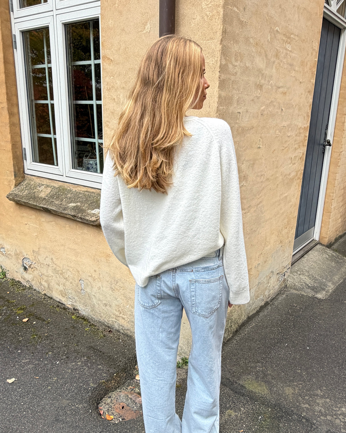 SADIE CARDIGAN - OFFWHITE - Dinvintageshop