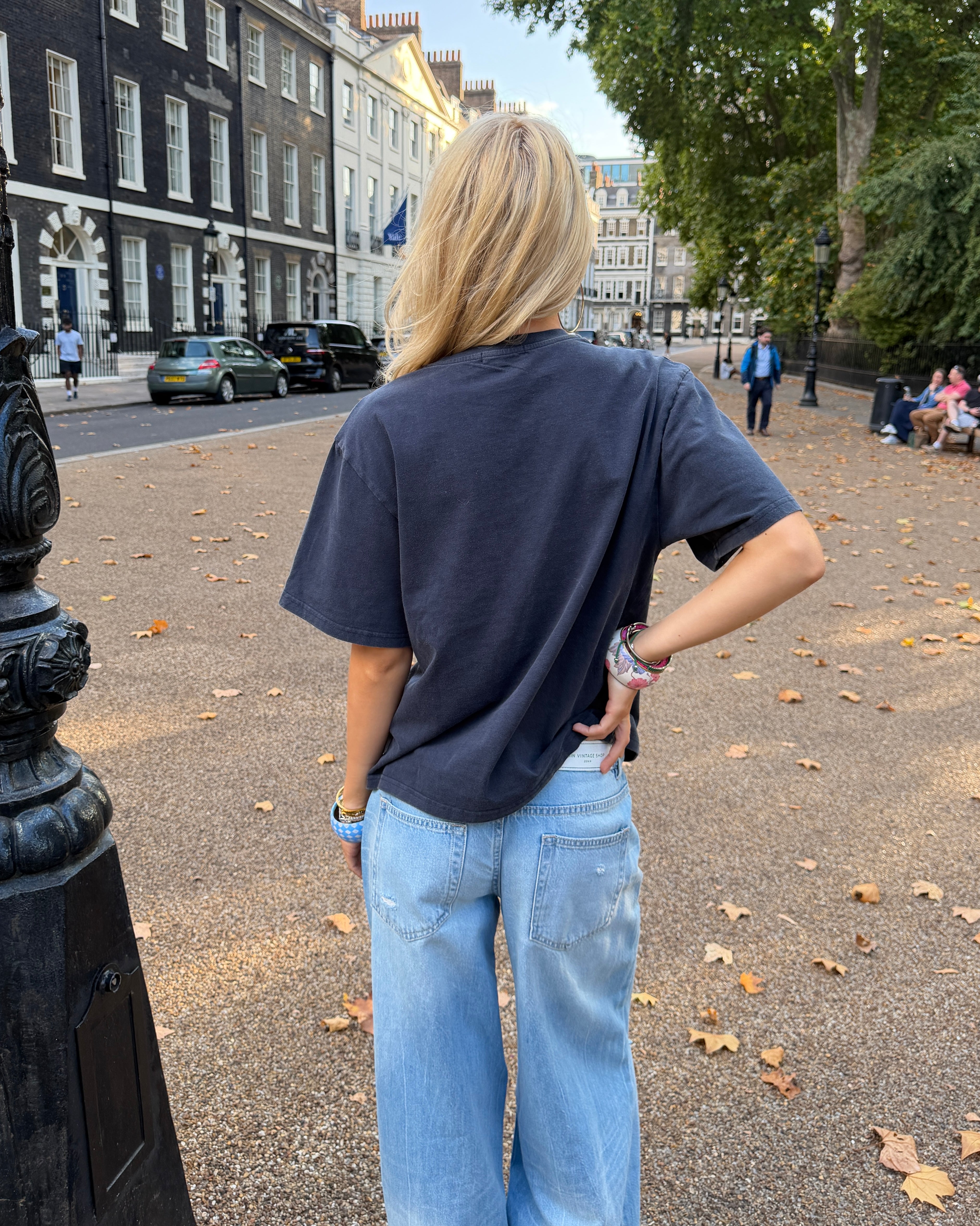 DUA TEE KORTÆRMET - NAVY