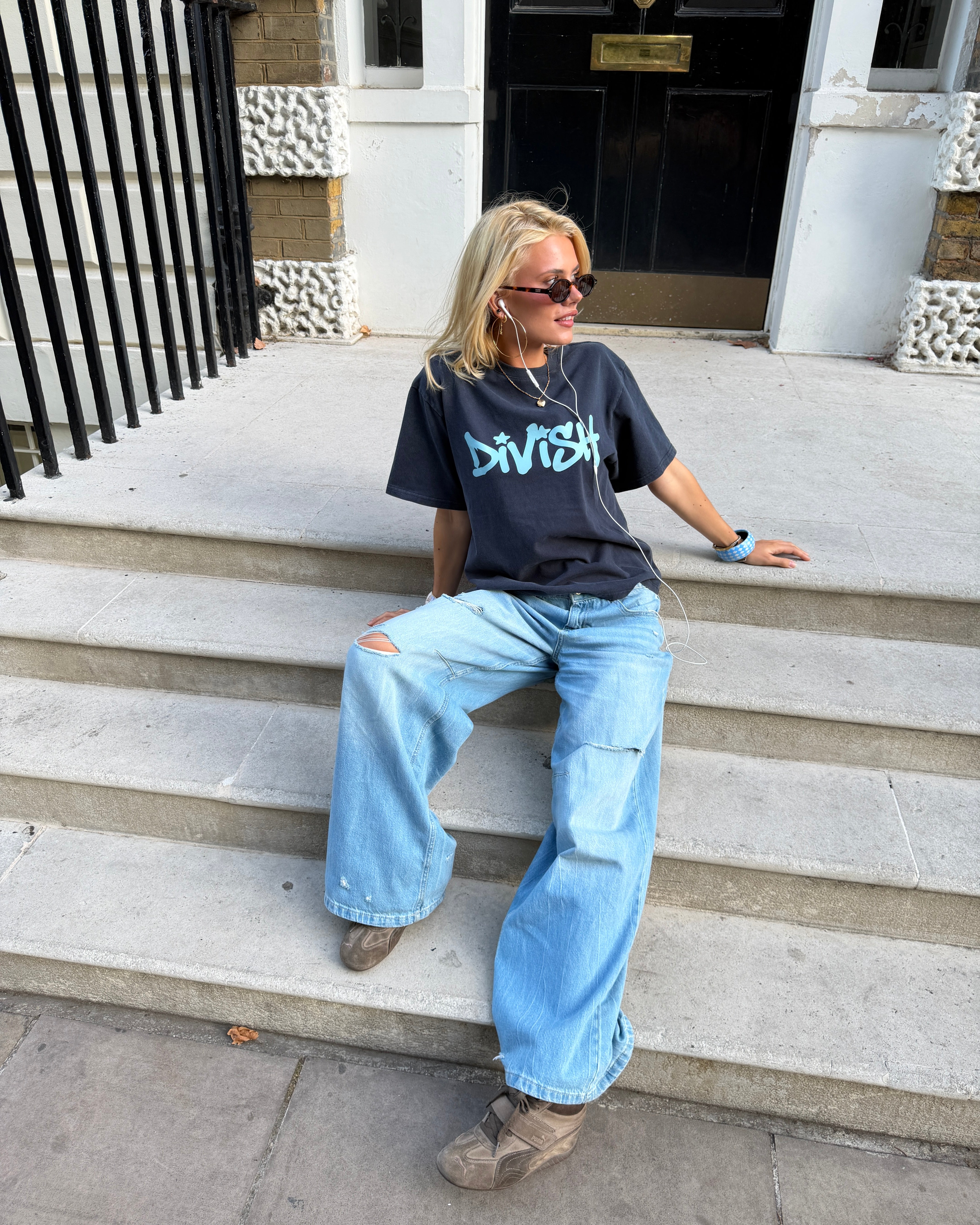 DUA TEE KORTÆRMET - NAVY