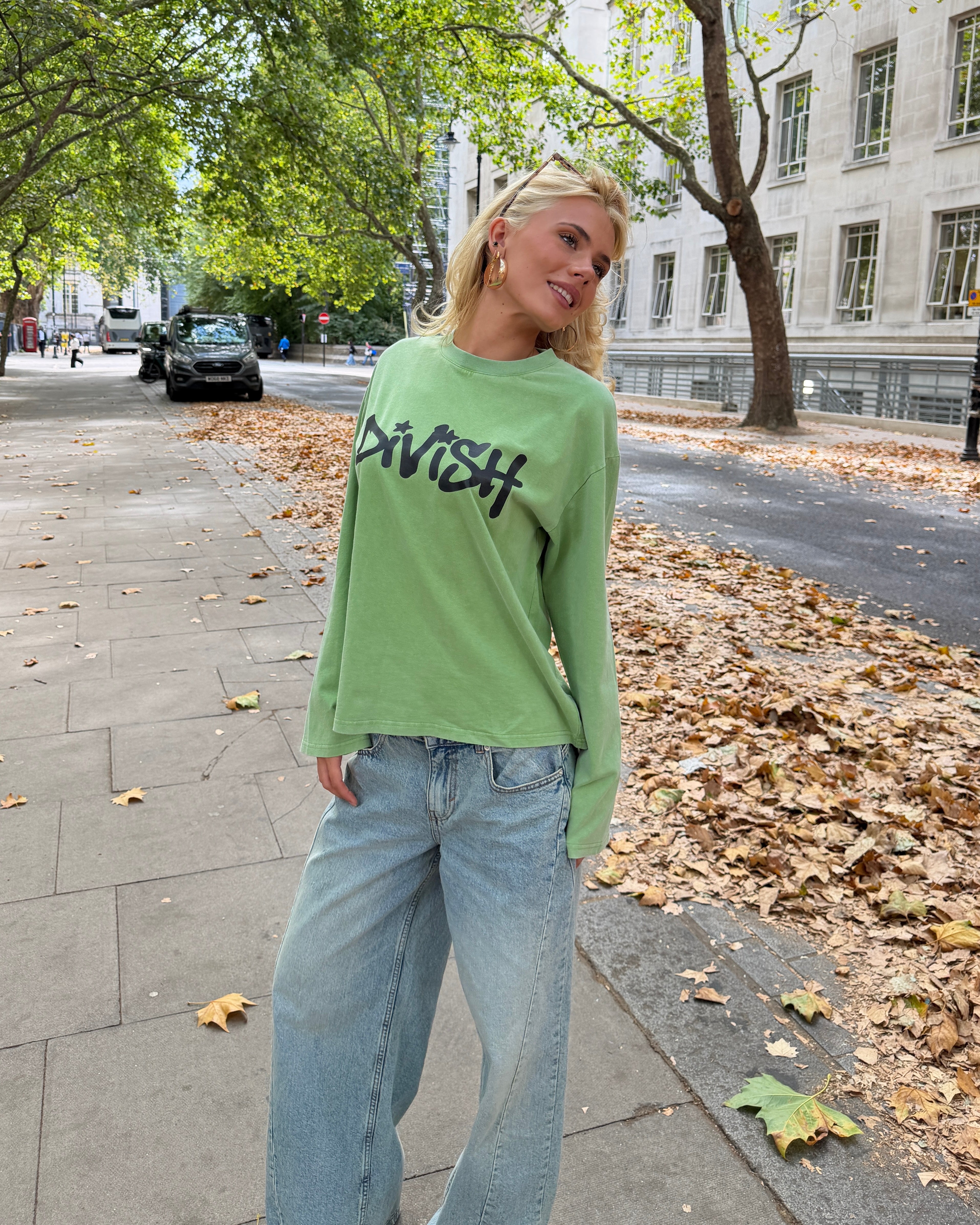 DUA TEE LANGÆRMET - GREEN