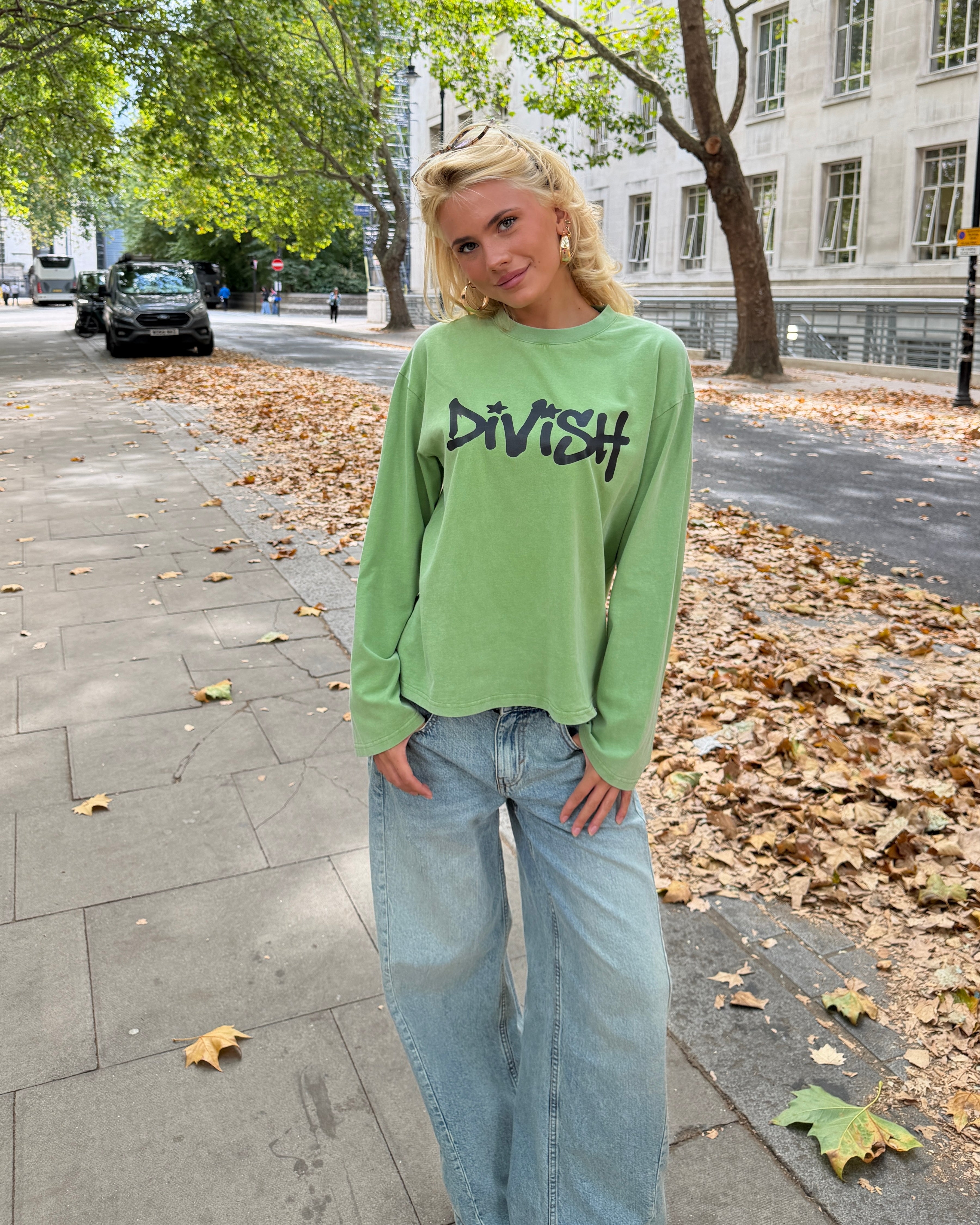 DUA TEE LANGÆRMET - GREEN