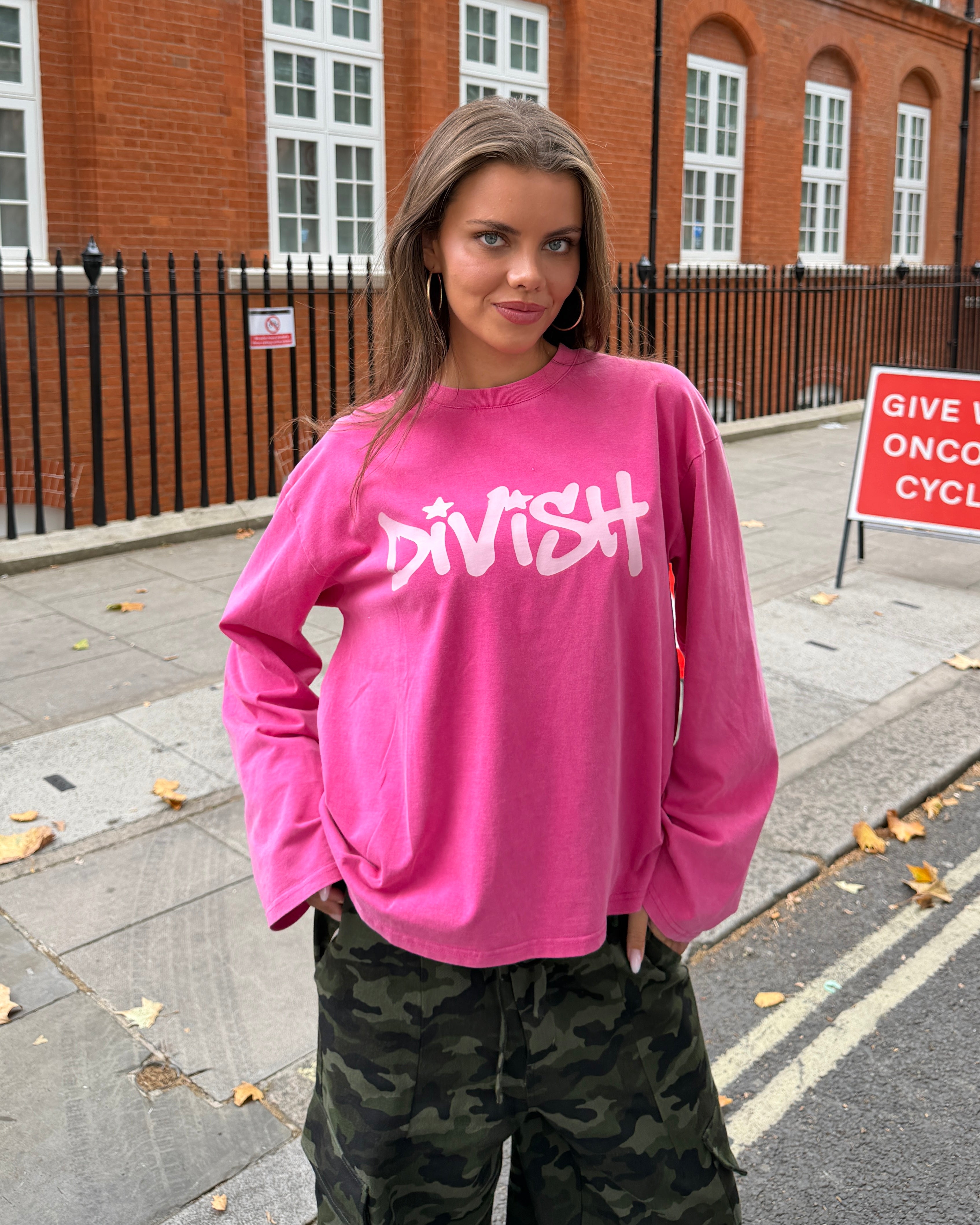 DUA TEE LANGÆRMET - PINK