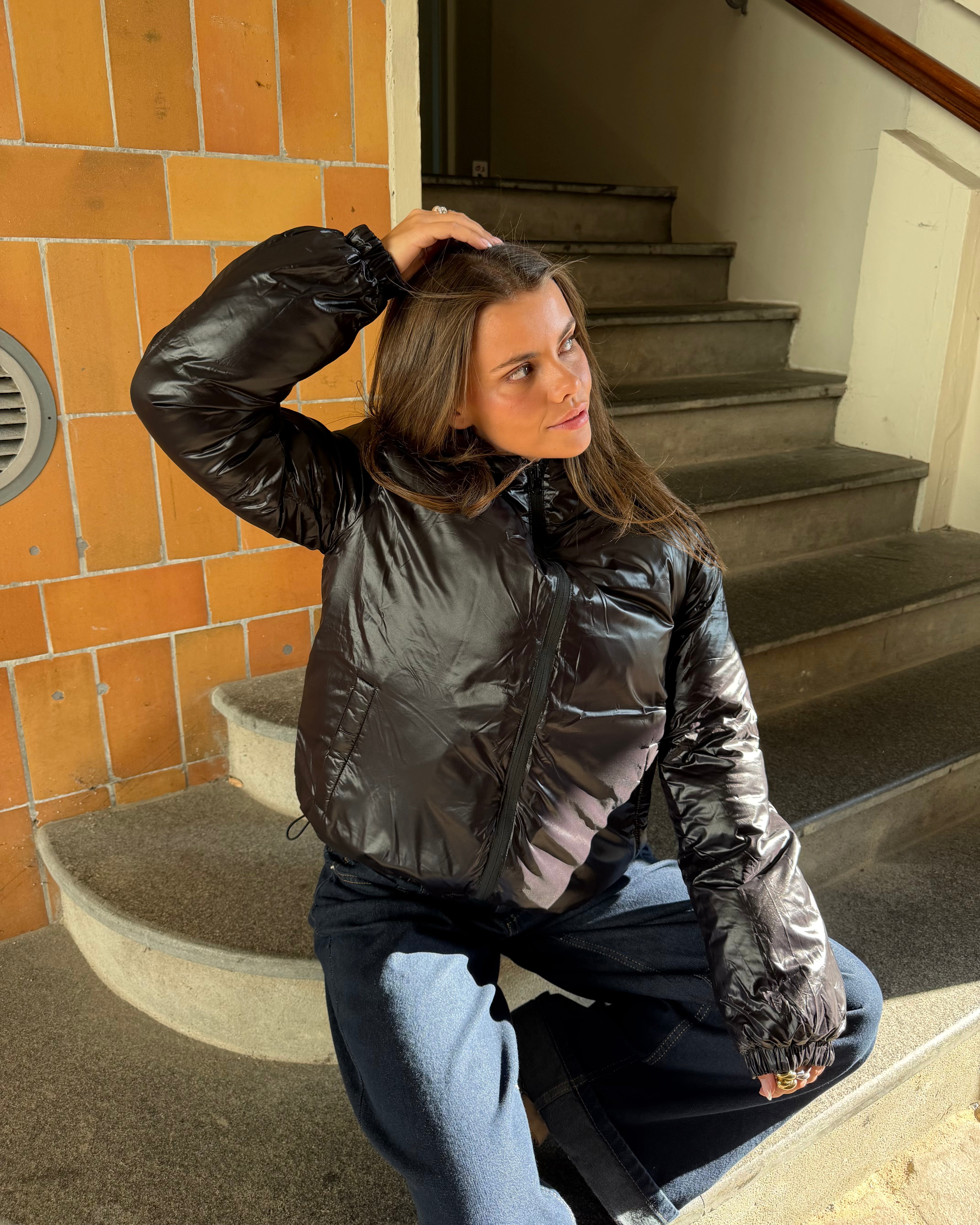 ALMA DOWN JACKET i black – billede 9