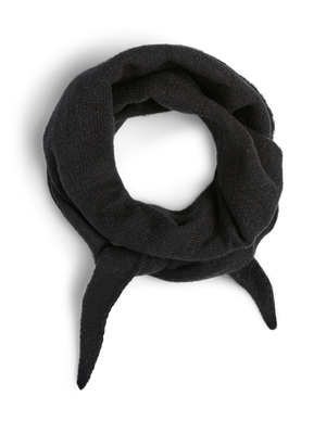 KOMMA TRAINGLE SCARF - BLACK