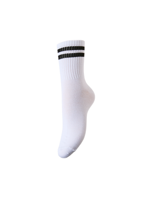 CALLY STRØMPER - WHITE/BLACK