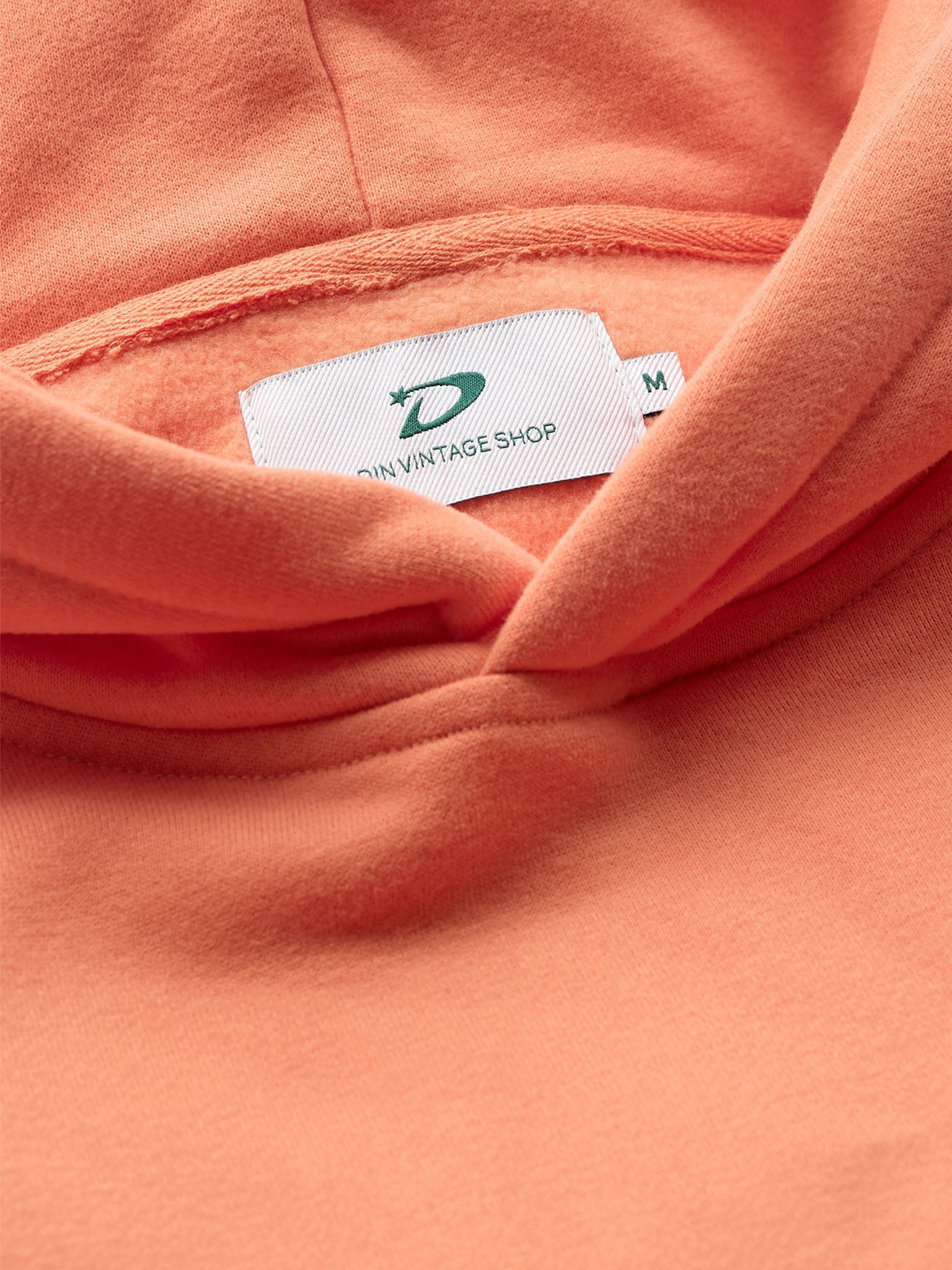 OVERSIZED HOODIE - CORAL ORANGE