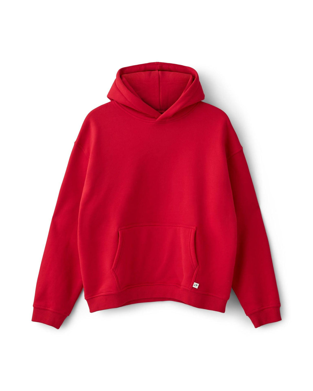 OVERSIZED HOODIE - RED - fra danske Dinvintageshop