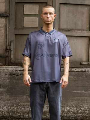 PLAYGRND FOOTBALL JERSEY - GREY