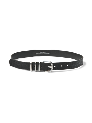 LEA BÆLTE - BLACK/SILVER