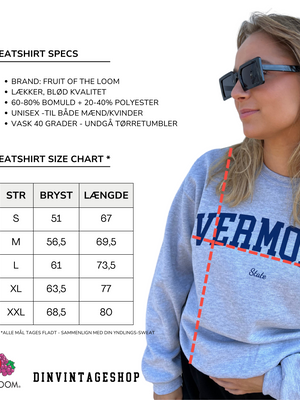 VERMONT SPORT (GRØN) SWEAT  - NAVY