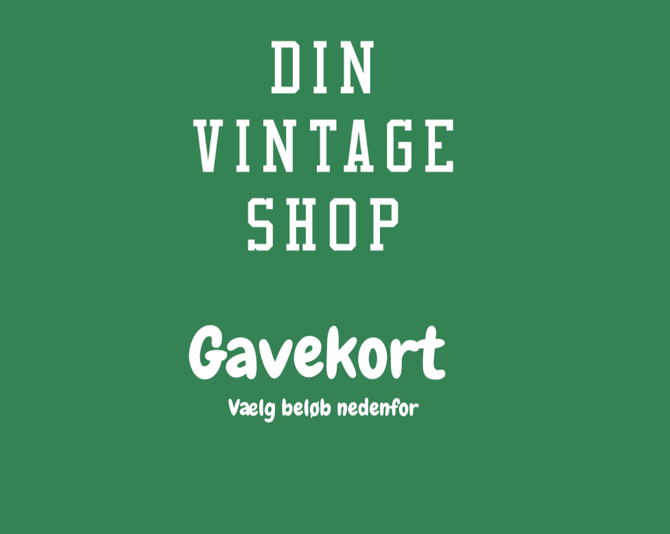 Gavekort din vintageshop dinvintageshop