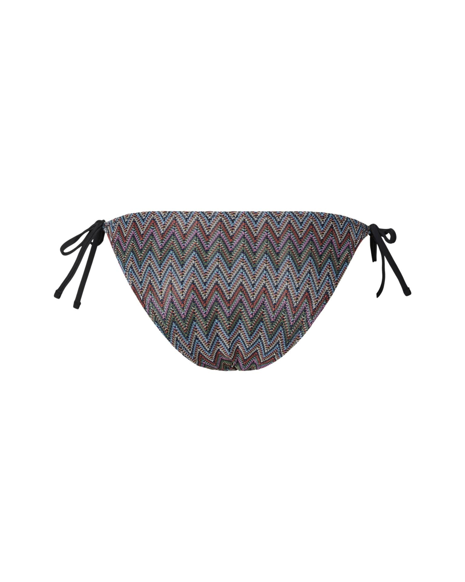ADA KNITTED BIKINI TRUSSE - MULTI COLOR JAQUARD PATTERN - Dinvintageshop