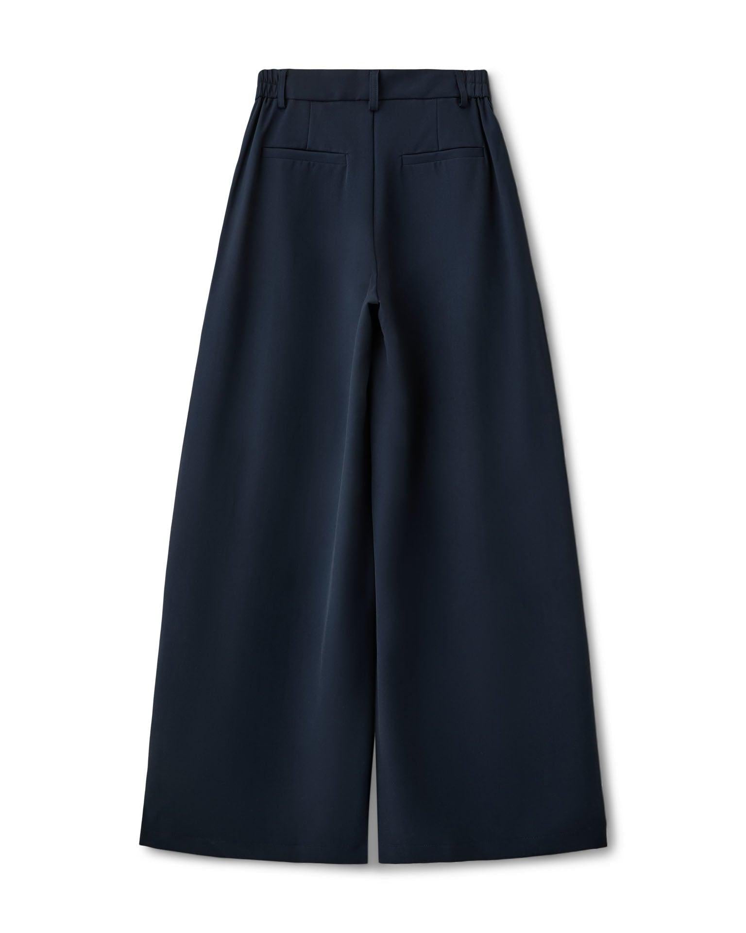 AIA BAGGY SUIT PANT - NAVY - Dinvintageshop