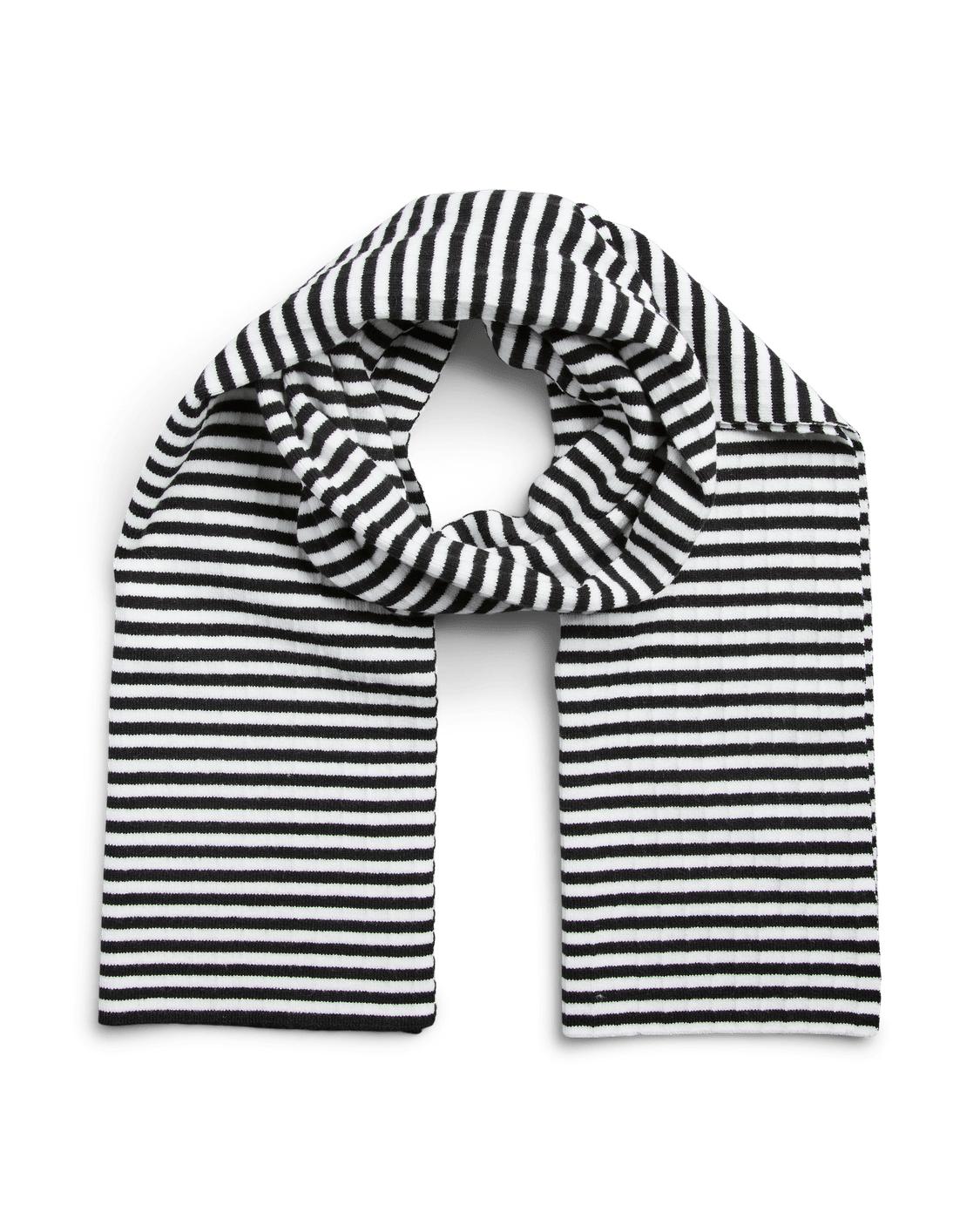 ALBERTE TØRKLÆDE - BLACK/WHITE